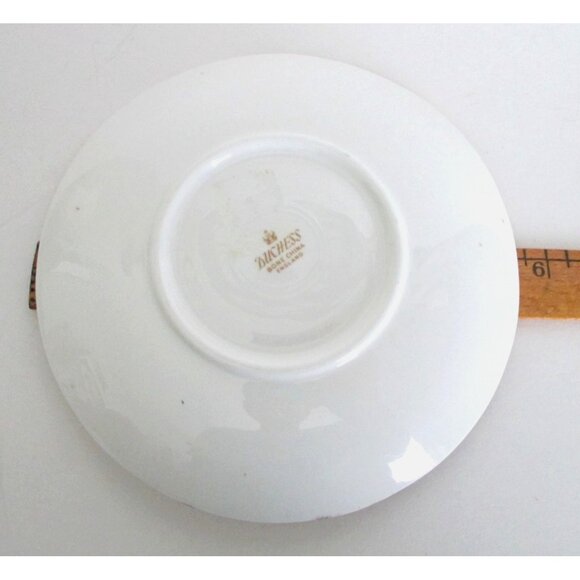 Duchess Holly Teacup & Saucer - Vintage Fine Bone English China - December Birth - Picture 6 of 7